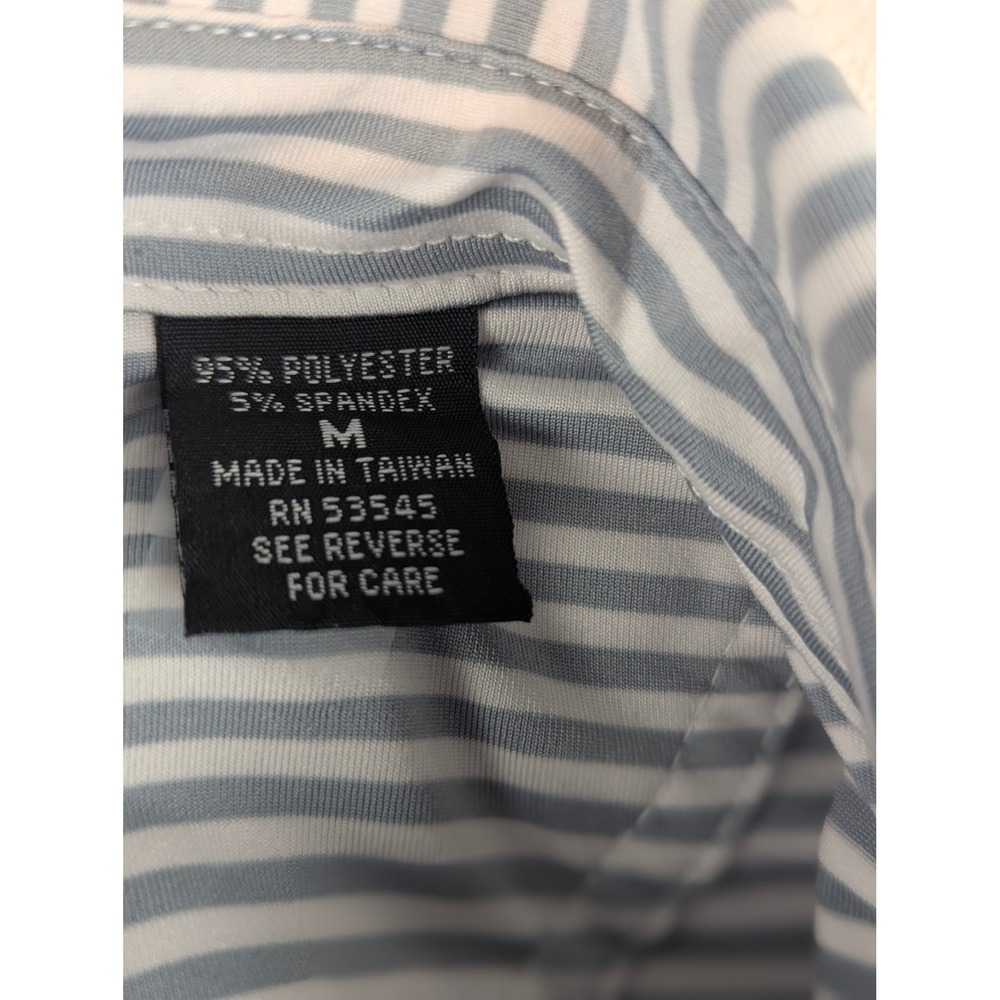 Byron Nelson Mens DriWay Striped Polo Shirt Heritage Harbour Golf Club Blue M - Picture 10 of 13